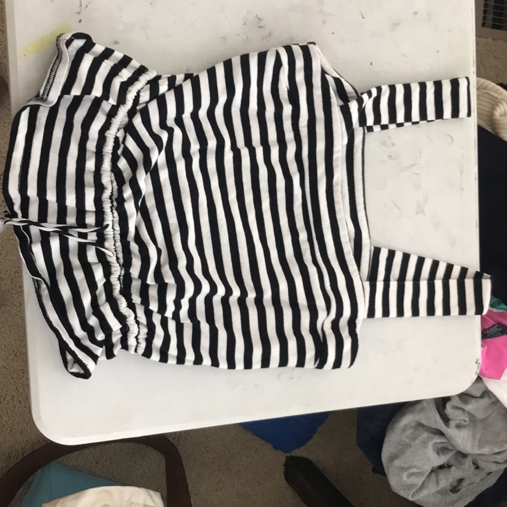 Black and white lucky brand tank top